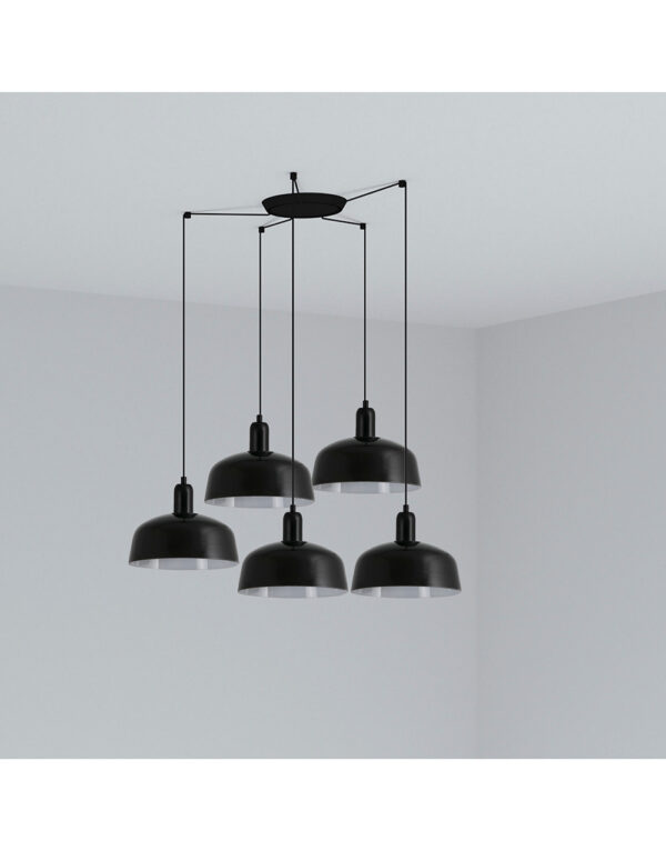 TATAWIN PENDANT SHADE M BLACK 1xE27 5L - 1-FR20340-120-5L