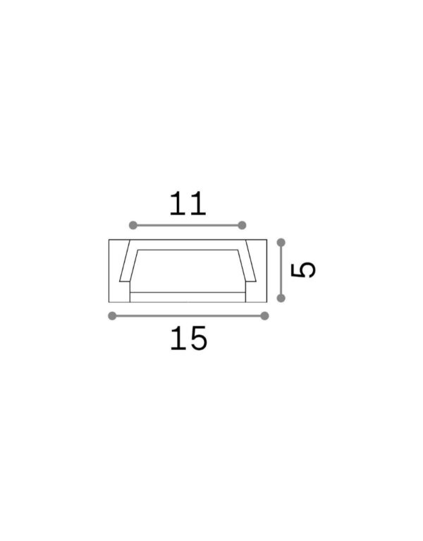 SLOT SUR D15xD5 3000 mm WH - 1-ID204598