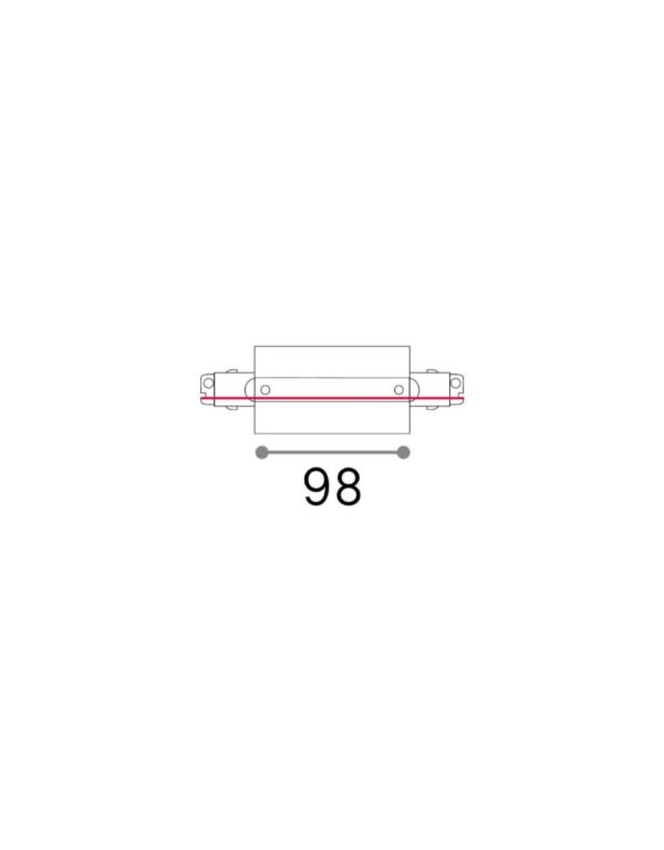 LINK 3-PHASE TRIM MAIN CONNECTOR MIDDLE ON-OFF WH - 1-ID227689