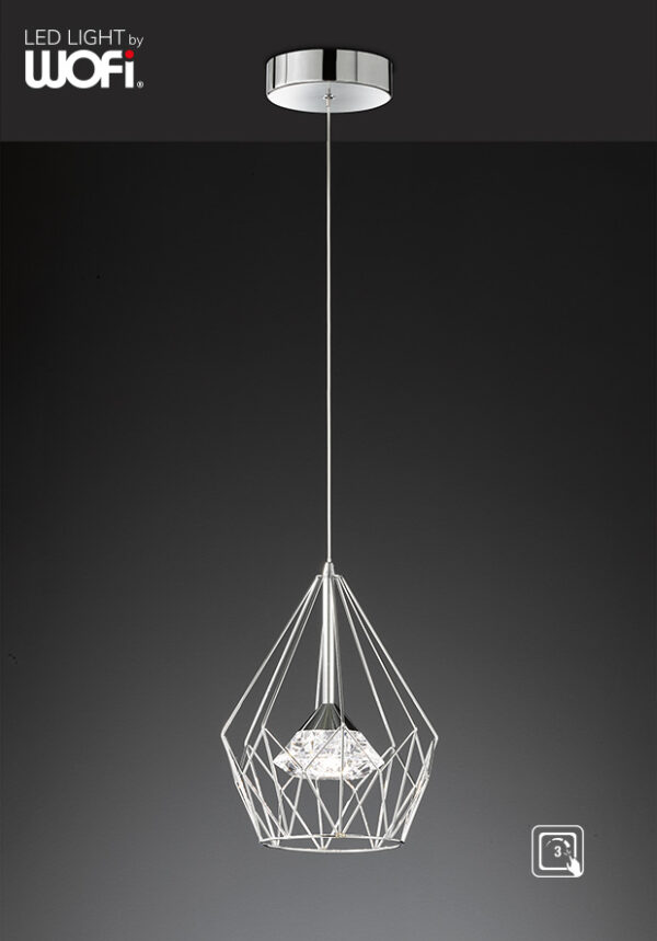 Κρεμαστό led "Amy" 11w 1190lm Ø25cm - 12065