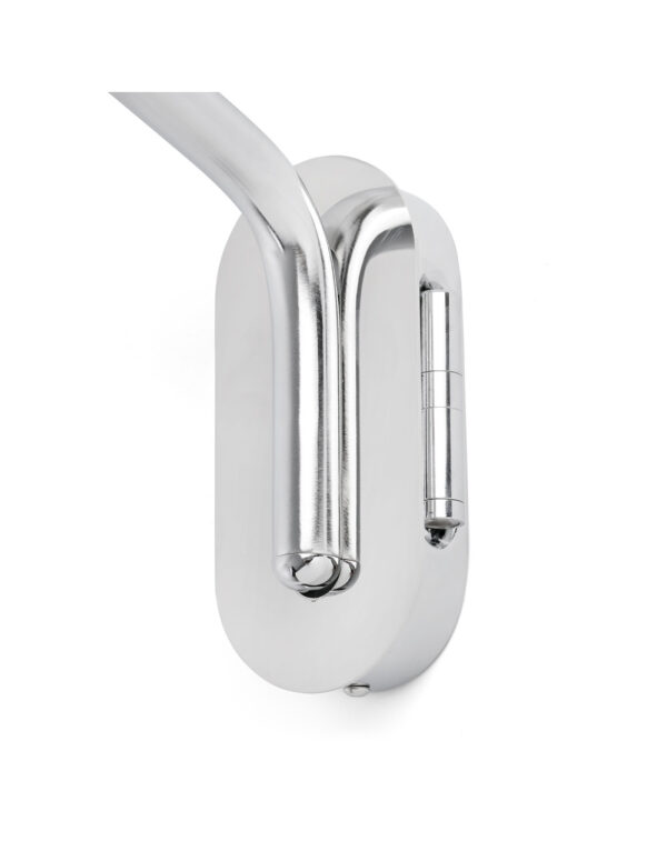 ETERNA CHROME WALL LAMP E27 15W WITH LEFT READER L - 1-FR24007-12
