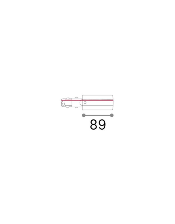 LINK 3-PH T.LESS MAIN CONN END LEFT DALI 1-10V BK - 1-ID246512