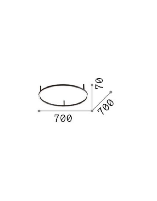 ORACLE SLIM PL D070 ROUND 3000K ON-OFF WH - 1-ID265995