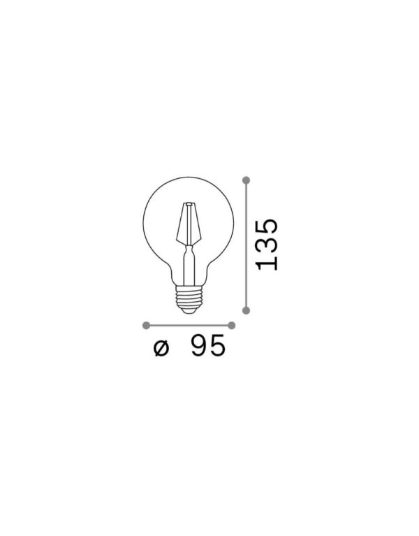 DADO-P BROWN WALL LAMP1 X E27 15W - 1-FR71606