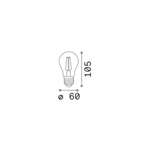 ANDY SATIN GOLD SPIKE LAMP - 1-FR71613