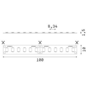 STRIP LED 120 SMD 15W/M 2700K CRI90 IP20 - 1-ID272498
