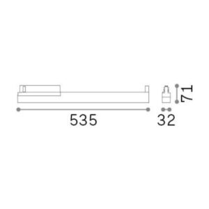 DISPLAY ACCENT D0535 3000K WH - 1-ID283593