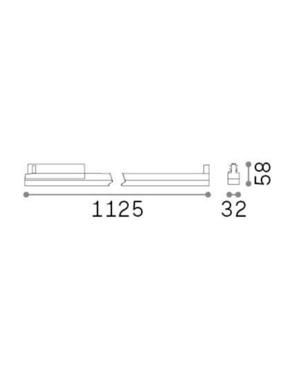 DISPLAY WIDE D1125 3000K WH - 1-ID283722