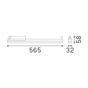 DISPLAY WIDE D0565 3000K BK - 1-ID283760