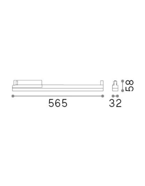 DISPLAY WIDE D0565 3000K BK - 1-ID283760