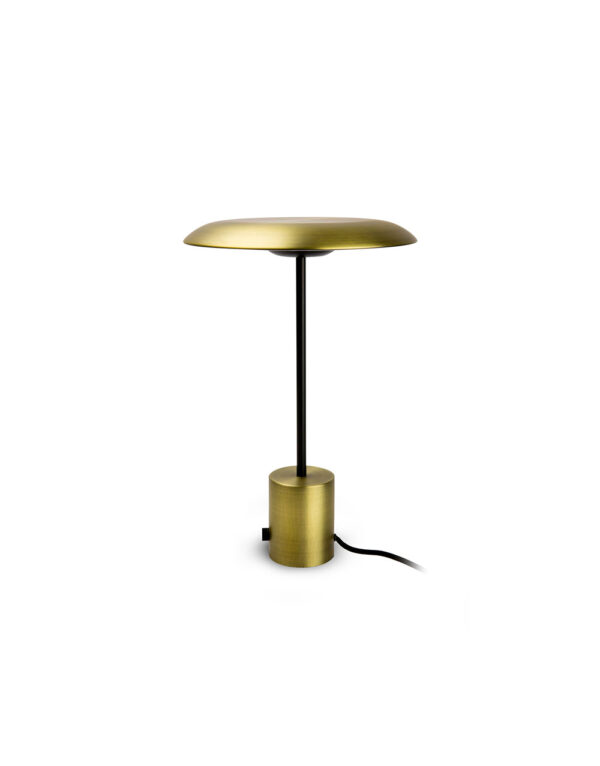 HOSHI LED SATIN GOLD AND BLACK TABLE LAMP - 1-FR28387
