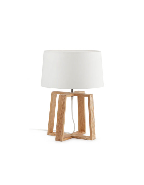 BLISS WHITE TABLE LAMP - 1-FR28401