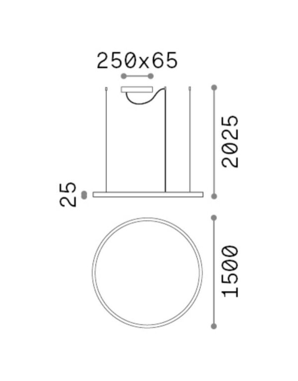ORACLE SLIM SP D150 ROUND 3000K ON-OFF BK - 1-ID285061
