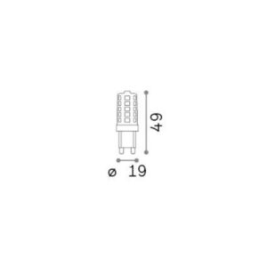 G9 3.0W 3000K CRI80 DIMM - 1-ID288215