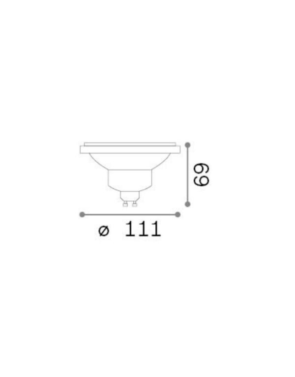 GU10 10W 720Lm 3000K CRI80 DIMM - 1-ID288543