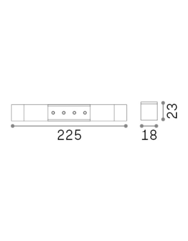 EGO SUSPENSION SURFACE LINEAR CONNECTOR DALI BK - 1-ID289281
