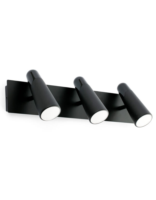 LAO BLACK WALL LAMP 3L - 1-FR29043