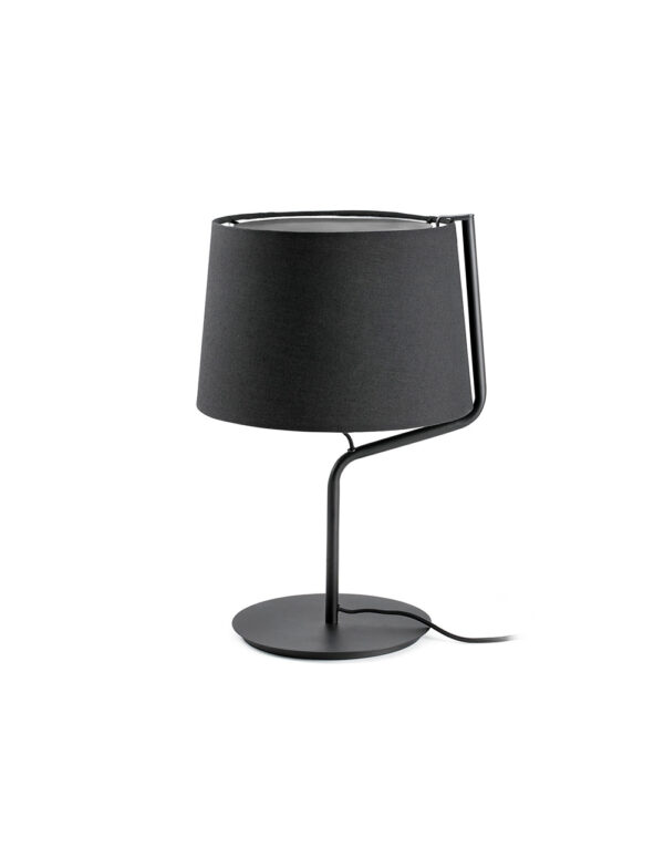 BERNI BLACK TABLE LAMP 1 X E27 20W - 1-FR29333