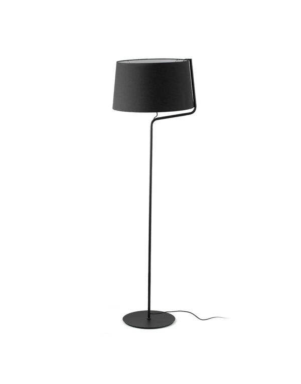 BERNI BLACK FLOOR LAMP 1 X E27 20W - 1-FR29336