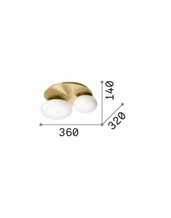 NINFEA PL2 OTTONE - 1-ID293653