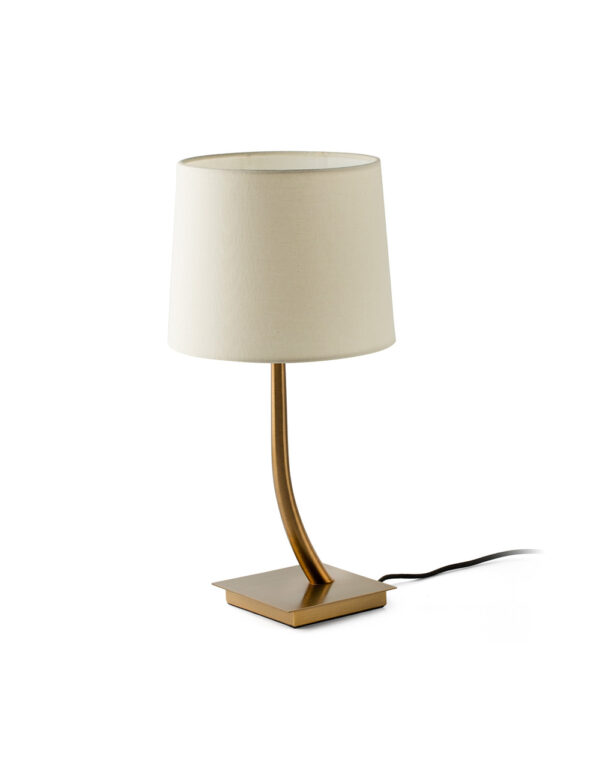 REM OLD GOLD TABLE LAMP BEIGE SHADE - 1-FR29685-05