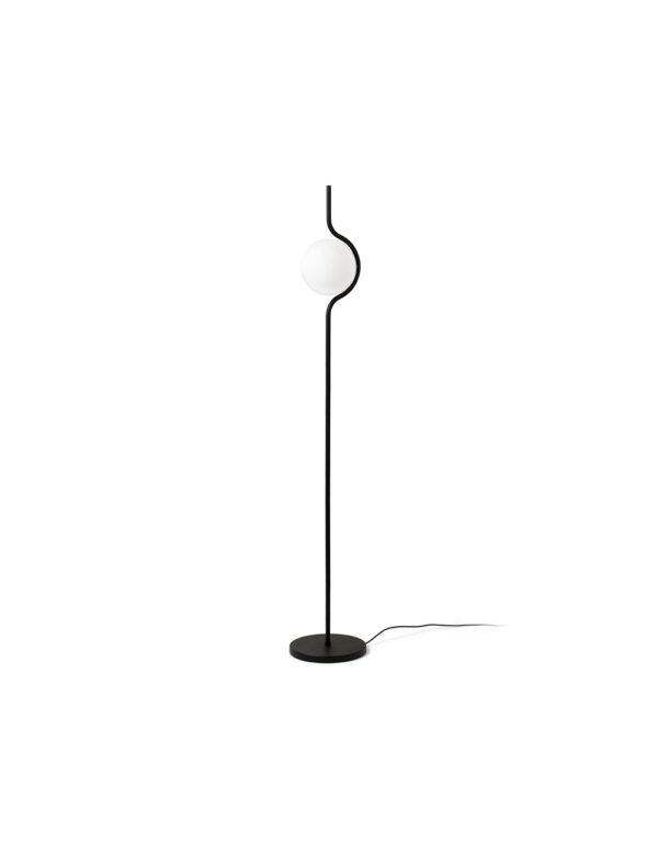 LE VITA BLACK FLOOR LAMP DIM LED 7W 2700K - 1-FR29698
