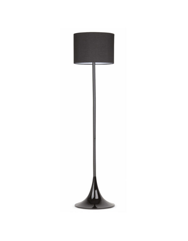 BLACK FLOOR LAMP 1 X E27 60W - 1-FR29764