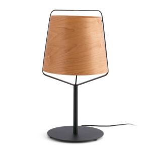 STOOD BLACK TABLE LAMP E27 + WOOD MAX 20W - 1-FR29846