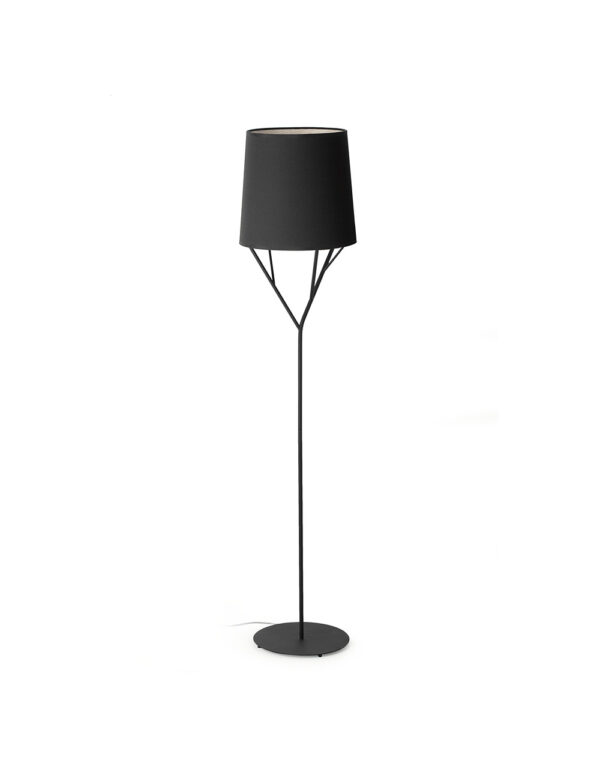 TREE BLACK FLOOR LAMP 1 X E27 60W - 1-FR29868