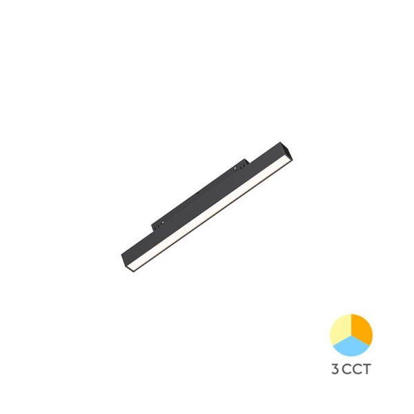 Φωτιστικό Led Μαγνητικής Ράγας 10W CCT Μαύρο - BD60-00381