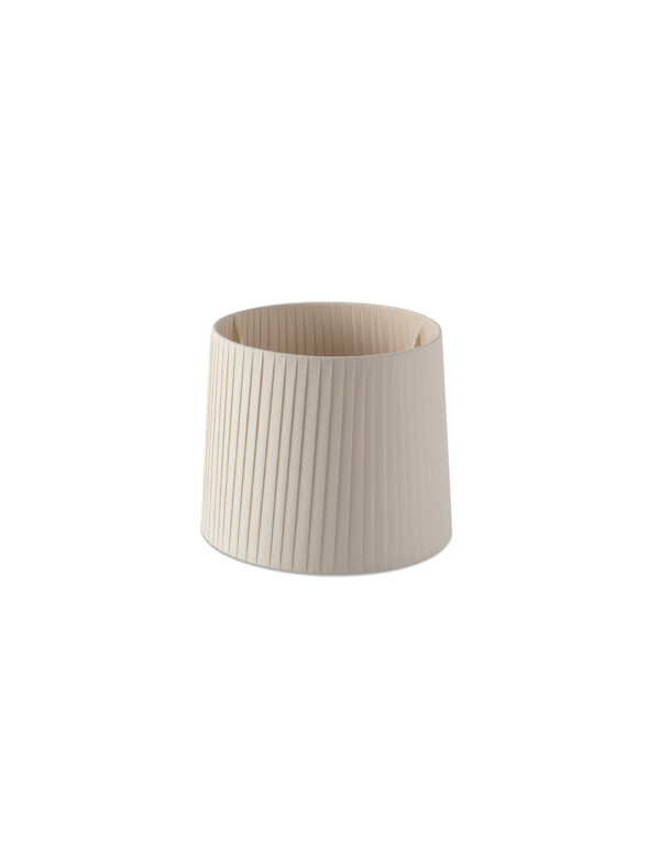 RIBBONED SHADE E27 o250*200*o200 BEIGE - 1-FR2P0625