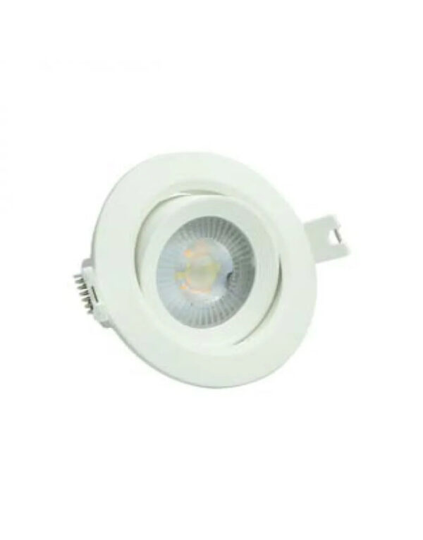 ΣΠΟΤ LED  ΧΩΝΕΥΤΟ Φ117 Η53mm 12W CCT TUNABLE 3000/4000/6000K 1030lm 38° 220-240V ΠΛΑΣΤΙΚΟ ΛΕΥΚΟ UNIVERSE - 2-U011945