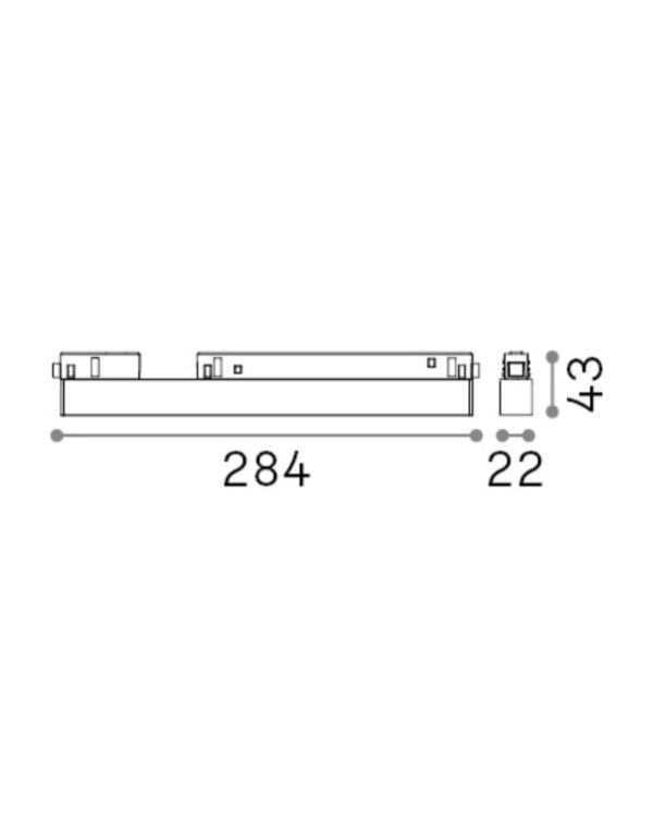 EGO ACCENT 13W 3000K 1-10V BK - 1-ID303512