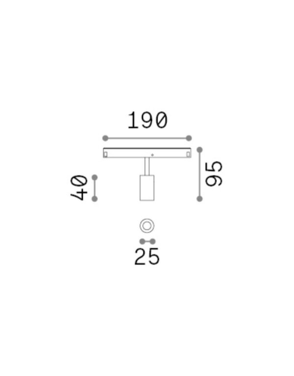 EGO TRACK SINGLE 03W 3000K 1-10V WH - 1-ID303673