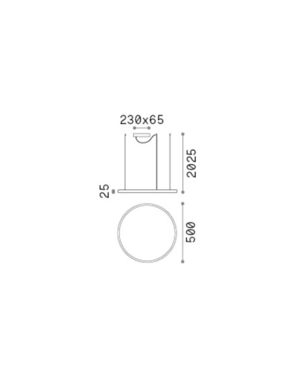 ORACLE SLIM SP D050 ROUND 3000K DALI BK - 1-ID304366