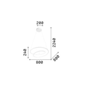 OZ SP D80 DALI OTTONE 3000K - 1-ID304595