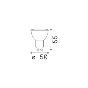 GU10 07W 600Lm 2700K CRI95 - 1-ID307626