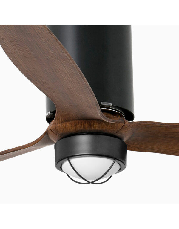 TUBE FAN O1280MM MATT BLACK WOOD BL. 17W 3000K - 1-FR32037-10