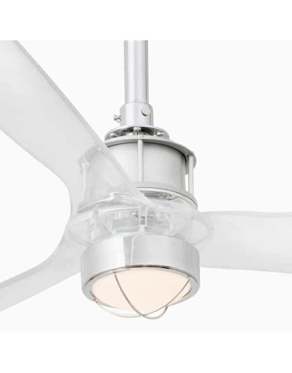 JUST FAN O1280 MM CHROME 3 BLADES TRANS 17W 3000K - 1-FR33394-9
