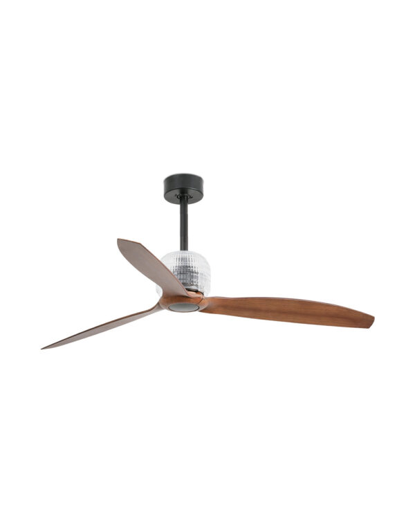 DECO FAN O1280 MM BLACK 3 DARK WOOD BLADES - 1-FR33395D