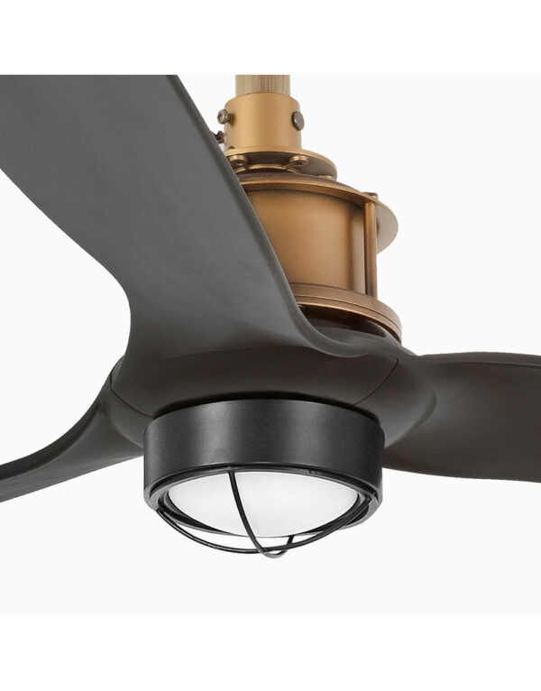 JUSTFAN O1280mm OLD GOLD 3BL. BLACK 17W 3000K - 1-FR33417-10