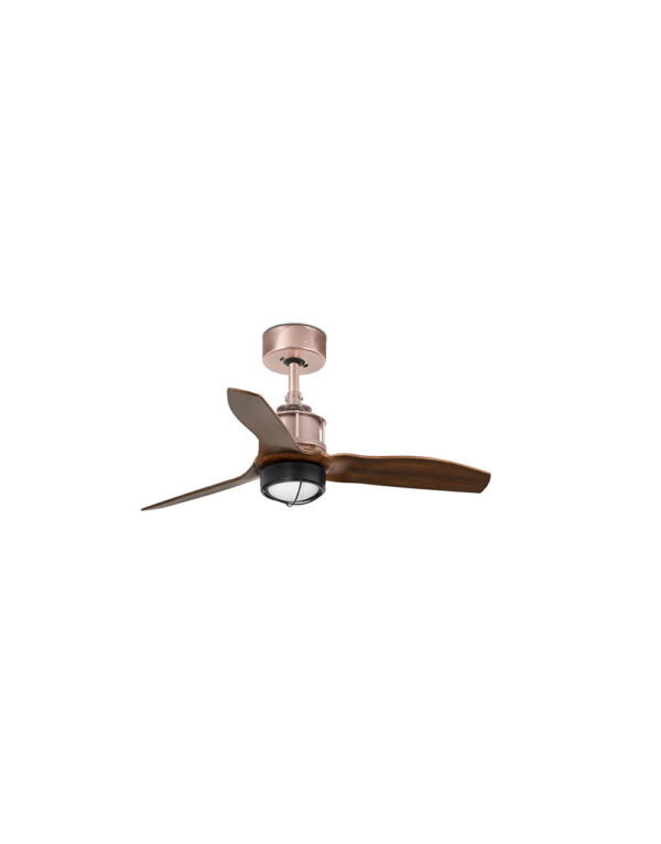 JUST FAN XS O810 MM COPPER 3 B. WOOD 17W 3000K - 1-FR33423-10