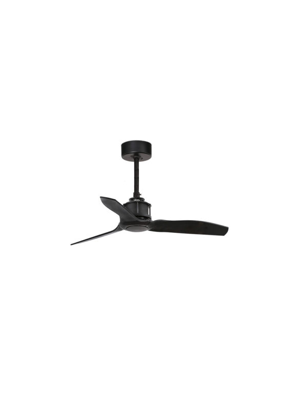 JUST FAN XS O810mm BLACK BLACK BLADES - 1-FR33424