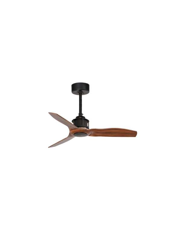 JUST FAN XS O810 MM BLACK B. WOOD NO/R - 1-FR33425WP