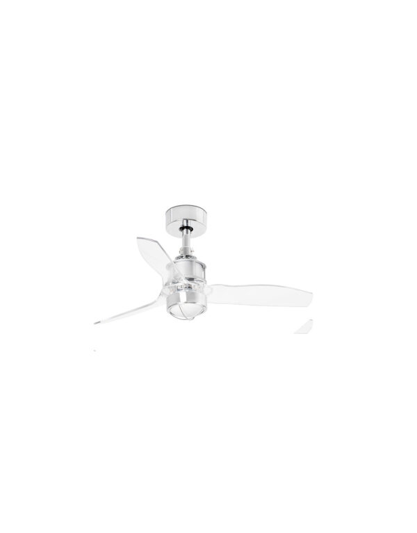 JUST FAN XS O810 MM CHROME B. TRANS 17W 3000K - 1-FR33426-9