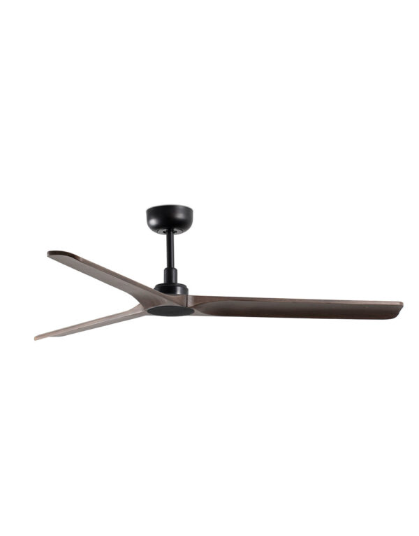 HEYWOOD O1320MM BLACK 3 BLADES DARK WOOD - 1-FR33809