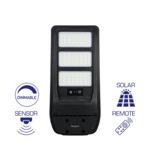 ΦΩΤΙΣΤΙΚΟ LED ΔΡΟΜΟΥ ΗΛΙΑΚΟ 50W 6500K IP65 ΜΑΥΡΟ - BT43-05031