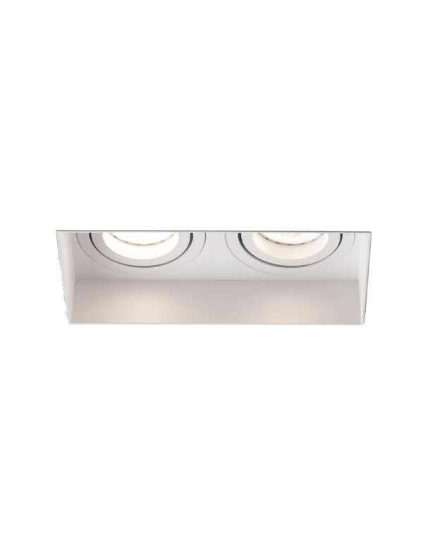 HYDE WHITE SQUARE ORIENT. W/F 2L GU10 - 1-FR40122