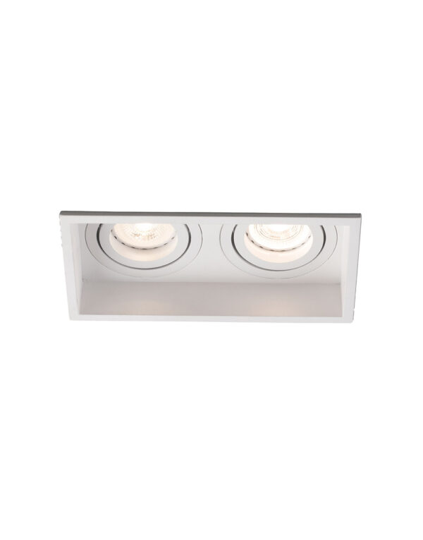 HYDE WHITE SQUARE ORIENT. 2L GU10 - 1-FR40126