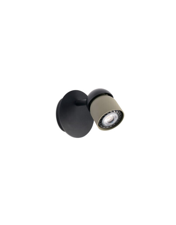 COCO WALL LAMP BLACK + OLIVE GREEN 1xGU10 - 1-FR40662